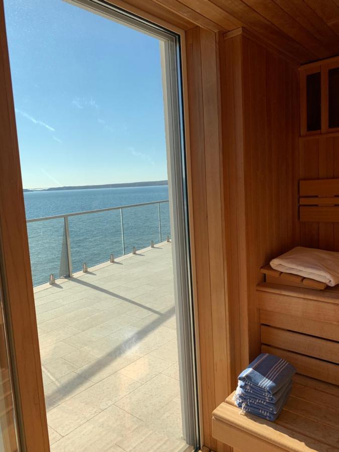 Villa Basthel Direct Aan Zee ,Verwarmd Zwembad En Sauna Barić Draga Exterior foto